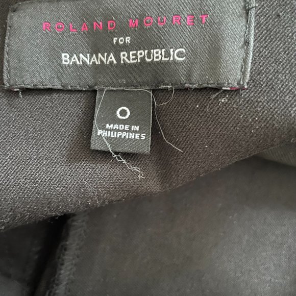 Roland Mouret for Banana Republic black dress Size 0 - Picture 3 of 4